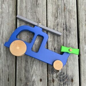 Handmade Wooden Helicopter Toy Manny and Simon
